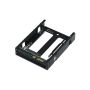 QNAP QDA-A2AR behuizing voor opslagstations HDD-/SSD-behuizing Zwart 2.5 (QDA-A2AR) thumbnail