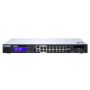QNAP QGD-1600P Managed Gigabit Ethernet (10/100/1000) Power over Ethernet (PoE) 1U Zwart, Grijs (QGD-1600P-4G) thumbnail
