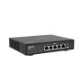 QNAP QSW-1105-5T netwerk-switch Unmanaged Gigabit Ethernet (10/100/1000) Zwart (QSW-1105-5T) thumbnail