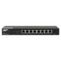 QNAP QSW-1108-8T netwerk-switch Unmanaged 2.5G Ethernet (100/1000/2500) Zwart (QSW-1108-8T) thumbnail