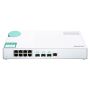 QNAP QSW-308-1C netwerk-switch Unmanaged Gigabit Ethernet (10/100/1000) Wit (QSW-308-1C) thumbnail