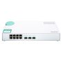 QNAP QSW-308S netwerk-switch Unmanaged Gigabit Ethernet (10/100/1000) Wit (QSW-308S) thumbnail