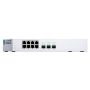 QNAP QSW-308S netwerk-switch Unmanaged Gigabit Ethernet (10/100/1000) Wit (QSW-308S) thumbnail