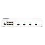 QNAP QSW-M2106-4S netwerk-switch Managed L2 2.5G Ethernet (100/1000/2500) Wit (QSW-M2106-4S) thumbnail