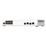 QNAP QSW-M2108-2C netwerk-switch Managed L2 2.5G Ethernet (100/1000/2500) Grijs, Wit (QSW-M2108-2C) thumbnail