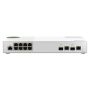 QNAP QSW-M2108-2C netwerk-switch Managed L2 2.5G Ethernet (100/1000/2500) Grijs, Wit (QSW-M2108-2C) thumbnail