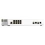 QNAP QSW-M2108-2C netwerk-switch Managed L2 2.5G Ethernet (100/1000/2500) Grijs, Wit (QSW-M2108-2C) thumbnail