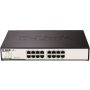 D-Link DGS-1016D network switch Unmanaged Gigabit Ethernet (10/100/1000) 1U Black, Silver (DGS-1016D) thumbnail