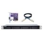 QNAP TL-R400S behuizing voor opslagstations HDD-/SSD-behuizing Zwart, Grijs 2.5/3.5 (TL-R400S) thumbnail