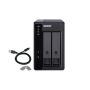 QNAP TR-002 behuizing voor opslagstations HDD-/SSD-behuizing Zwart 2.5/3.5 (TR-002) thumbnail