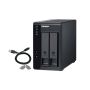 QNAP TR-002 behuizing voor opslagstations HDD-/SSD-behuizing Zwart 2.5/3.5 (TR-002) thumbnail