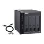 QNAP TR-004 behuizing voor opslagstations HDD-/SSD-behuizing Zwart 2.5/3.5 (TR-004) thumbnail