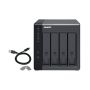 QNAP TR-004 behuizing voor opslagstations HDD-/SSD-behuizing Zwart 2.5/3.5 (TR-004) thumbnail