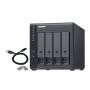 QNAP TR-004 behuizing voor opslagstations HDD-/SSD-behuizing Zwart 2.5/3.5 (TR-004) thumbnail