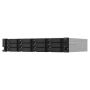 QNAP TS-1264U-RP NAS Rack (2U) Ethernet LAN Aluminium, Zwart (TS-1264U-RP-8G) thumbnail