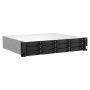 QNAP TS-1264U-RP NAS Rack (2U) Ethernet LAN Aluminium, Zwart (TS-1264U-RP-8G) thumbnail