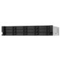 QNAP TS-1273AU-RP-8G data-opslag-server NAS Rack (2U) Ryzen Embedded V1500B 8 GB DDR4 0 TB QNAP QTS Aluminium, Zwart (TS-1273AU-RP-8G) thumbnail
