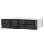 QNAP TS-1673AU-RP-16G data-opslag-server NAS Rack (3U) Ryzen Embedded V1500B 16 GB DDR4 0 TB QNAP QTS Zwart, Grijs (TS-1673AU-RP-16G) thumbnail