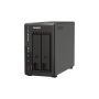 QNAP TS-253E NAS Tower Intel® Celeron® J6412 8 GB 0 TB QNAP QTS Zwart (TS-253E-8G) thumbnail