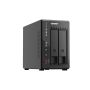 QNAP TS-253E NAS Tower Intel® Celeron® J6412 8 GB 0 TB QNAP QTS Zwart (TS-253E-8G) thumbnail