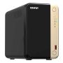 QNAP TS-264 NAS Tower Intel® Celeron® N5095 8 GB 0 TB QNAP QTS Zwart, Goud (TS-264-8G) thumbnail