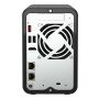 QNAP TS-264 NAS Tower Intel® Celeron® N5095 8 GB 0 TB QNAP QTS Zwart, Goud (TS-264-8G) thumbnail
