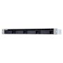 QNAP TS-431XeU NAS Rack (1U) Ethernet LAN Zwart, Roestvrijstaal Alpine AL-314 (TS-431XEU-2G) thumbnail