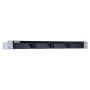 QNAP TS-431XeU NAS Rack (1U) Annapurna Labs Alpine AL-314 2 GB DDR3 0 TB QNAP QTS Zwart, Roestvrijstaal (TS-431XEU-2G) thumbnail