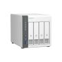 QNAP TS-433 NAS Tower ARM Cortex-A55 4 GB 0 TB QNAP QTS Wit (TS-433-4G) thumbnail