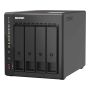 QNAP TS-453E NAS Tower Intel® Celeron® J6412 8 GB 0 TB QNAP QTS Zwart (TS-453E-8G) thumbnail