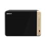 QNAP TS-664 NAS Tower Ethernet LAN Zwart N5095 (TS-664-8G) thumbnail