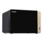 QNAP TS-664 NAS Tower Intel® Celeron® N5095 8 GB DDR4 0 TB QNAP QTS Zwart, Brons (TS-664-8G) thumbnail
