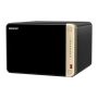 QNAP TS-664 NAS Tower Intel® Celeron® N5095 8 GB DDR4 0 TB QNAP QTS Zwart, Brons (TS-664-8G) thumbnail