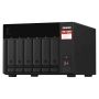 QNAP TS-673A NAS Tower Ryzen Embedded V1500B 8 GB DDR4 0 TB QNAP Turbo System Zwart (TS-673A-8G) thumbnail
