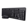 Trust Ody V2 Draadloze toetsenbord + muis set – Draadloze toetsenbord‑ en muisset – QWERTY – Zwart (25018) thumbnail