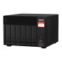 QNAP TVS-675 NAS Tower ZhaoXin KaiXian KX-6000 KX-U6580 8 GB DDR4 0 TB QuTS hero Zwart (TVS-675-8G) thumbnail