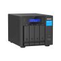 QNAP TVS-H474 NAS Tower Intel® Pentium® G7400 8 GB DDR4 0 TB QuTS hero Zwart (TVS-H474-PT-8G) thumbnail