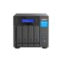 QNAP TVS-H474 NAS Tower Intel® Pentium® G7400 8 GB DDR4 0 TB QuTS hero Zwart (TVS-H474-PT-8G) thumbnail