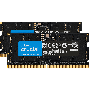 Crucial RAM 64GB (2x32GB) Kit DDR5 5200MHz SODIMM schwarz (CT2K32G52C42S5) thumbnail