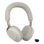 Jabra Evolve3 75 UC + Link 390c Headset Draadloos Hoofdband Oproepen/muziek USB Type-C Bluetooth Grijs (37599-989-898) thumbnail