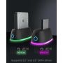 ICY BOX IB-1124L-C3 USB 3.2 Gen 1 (3.1 Gen 1) Type-B Zwart (IB-1124L-C3) thumbnail