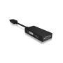 ICY BOX IB-AC1031 DisplayPort DVI-D + VGA (D-Sub) + HDMI Zwart (IB-AC1031) thumbnail