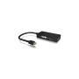 ICY BOX IB-AC1032 Mini DisplayPort DVI-D + VGA (D-Sub) + HDMI Zwart (IB-AC1032) thumbnail