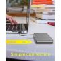 ICY BOX IB-AC603b-U3 HDD-/SSD-behuizing Antraciet, Zwart 2.5 (IB-AC603B-U3) thumbnail