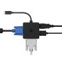 ICY BOX IB-DK1104-C 0,15 m USB Type-C DVI + VGA + DisplayPort + HDMI Zwart (IB-DK1104-C) thumbnail