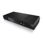 ICY BOX IB-DK2241AC Bedraad USB 3.2 Gen 1 (3.1 Gen 1) Type-A Zwart (IB-DK2241AC) thumbnail