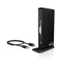 ICY BOX IB-DK2241AC Bedraad USB 3.2 Gen 1 (3.1 Gen 1) Type-A Zwart (IB-DK2241AC) thumbnail