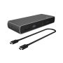 ICY BOX IB-DK8801-TB4 Bedraad Thunderbolt 4 Antraciet, Zwart (IB-DK8801-TB4) thumbnail