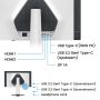 BenQ EX271UZ computer monitor 67,3 cm (26.5") 3840 x 2160 Pixels 4K Ultra HD OLED Zwart, Wit (9H.LP2LA.TBE) thumbnail
