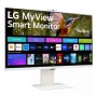 LG MyView Smart computer monitor 80 cm (31.5") 3840 x 2160 Pixels 4K Ultra HD LCD Wit (32SR85U-W) thumbnail